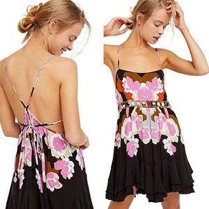 Free People Sweet Lucy Floral Slip Dress
